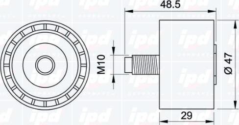 FORD 1053942 - Galoppino / Guidacinghia, Cinghia dentata www.autoricambi360.it