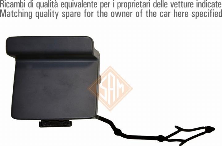 I.S.A.M. 0950821 - Copriparaurti, Gancio traino www.autoricambi360.it