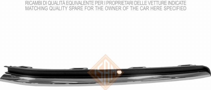 I.S.A.M. 0950754 - Modanatura decorativa / protettiva, Paraurti www.autoricambi360.it