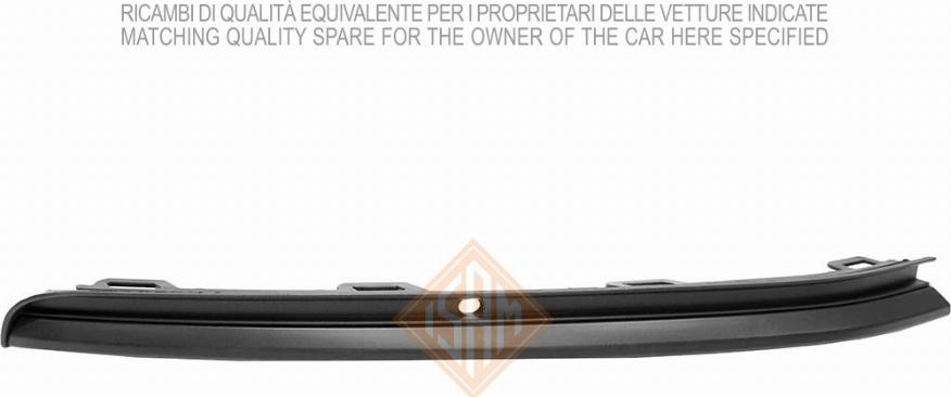 I.S.A.M. 0950751 - Modanatura decorativa / protettiva, Paraurti www.autoricambi360.it