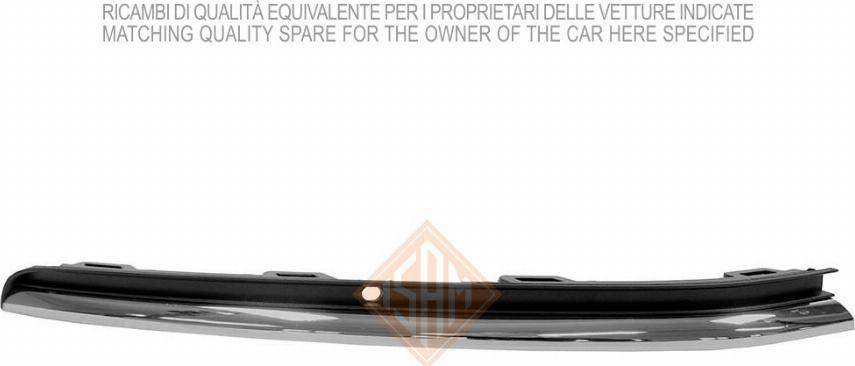 I.S.A.M. 0950753 - Modanatura decorativa / protettiva, Paraurti www.autoricambi360.it