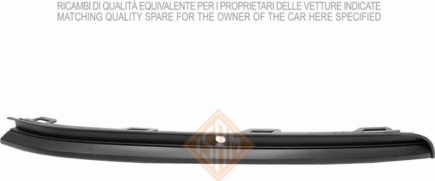 I.S.A.M. 0950752 - Modanatura decorativa / protettiva, Paraurti www.autoricambi360.it