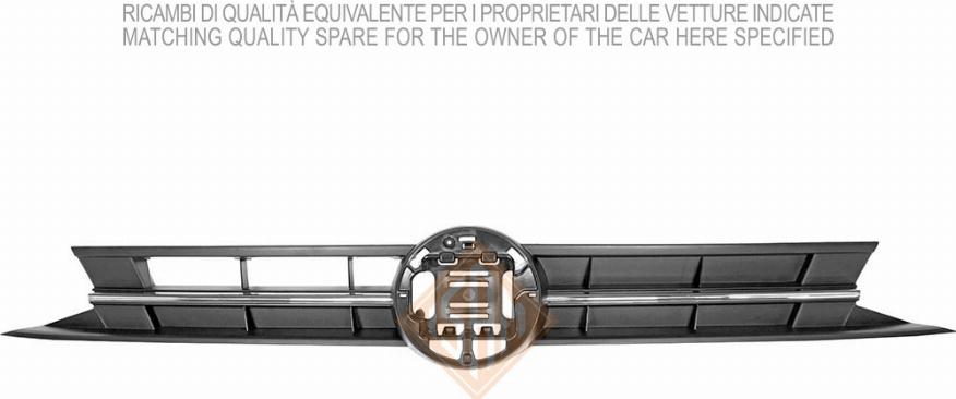 Isam 0951510 - Griglia radiatore www.autoricambi360.it