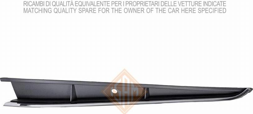 Isam 0951752 - Modanatura decorativa / protettiva, Paraurti www.autoricambi360.it