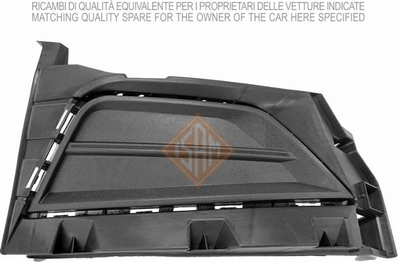 I.S.A.M. 0951716 - Griglia di ventilazione, Paraurti www.autoricambi360.it