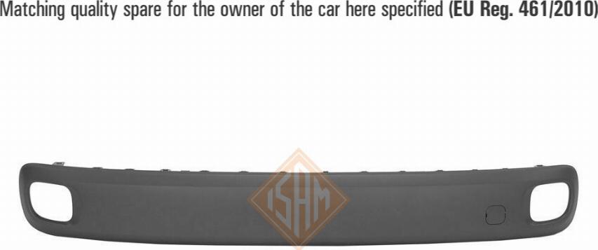 I.S.A.M. 0143727 - Modanatura decorativa / protettiva, Paraurti www.autoricambi360.it