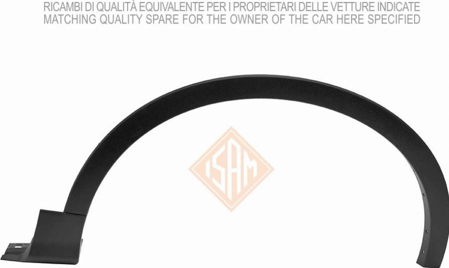 I.S.A.M. 0156911 - Modanatura decorativa / protettiva, Parafango www.autoricambi360.it