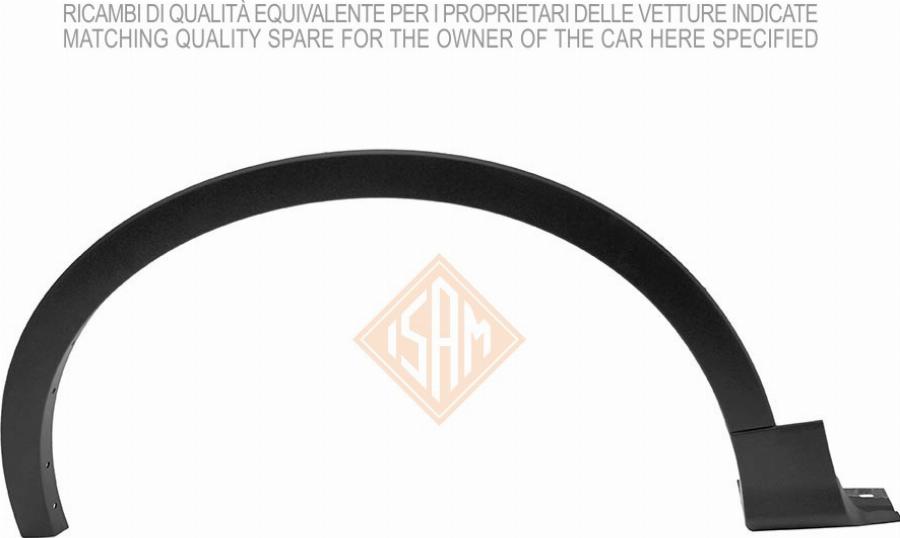 I.S.A.M. 0156912 - Modanatura decorativa / protettiva, Parafango www.autoricambi360.it