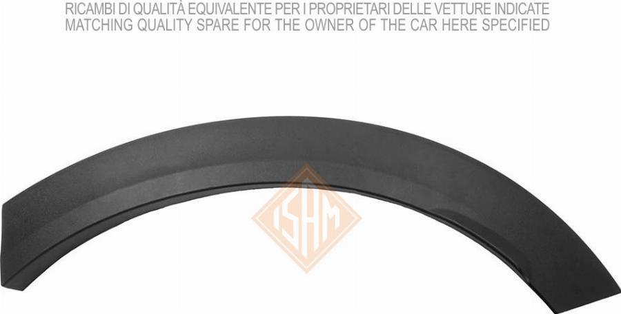 I.S.A.M. 0156922 - Modanatura decorativa / protettiva, Parafango www.autoricambi360.it