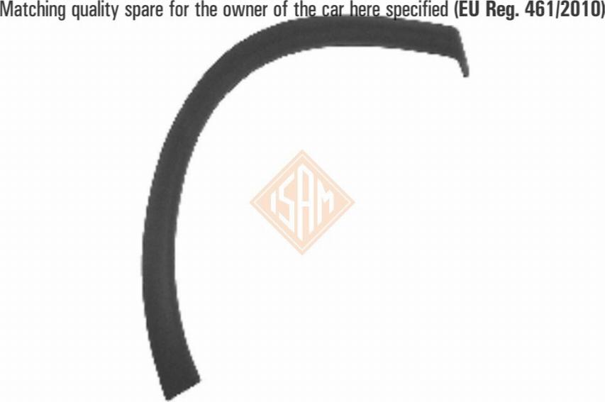Isam 0704911 - Modanatura decorativa / protettiva, Parafango www.autoricambi360.it