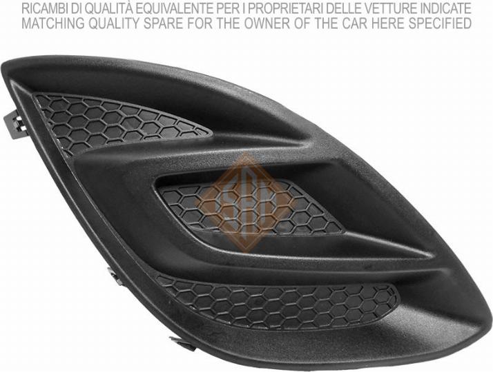 I.S.A.M. 0737716 - Griglia di ventilazione, Paraurti www.autoricambi360.it