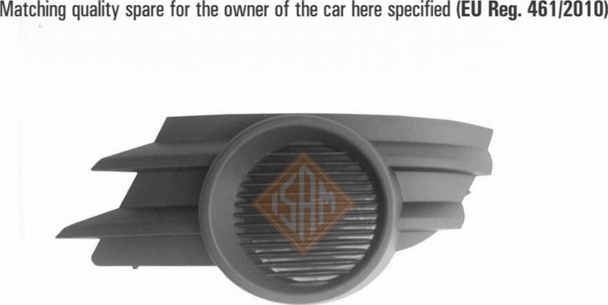 I.S.A.M. 0720717 - Griglia di ventilazione, Paraurti www.autoricambi360.it