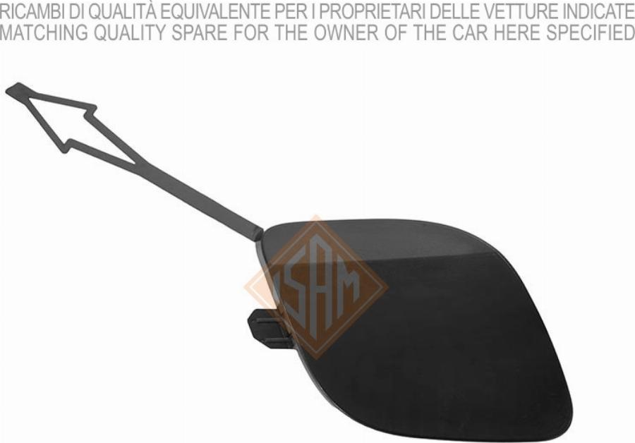 I.S.A.M. 1454811 - Copriparaurti, Gancio traino www.autoricambi360.it