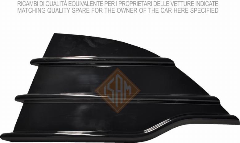 I.S.A.M. 1049717 - Griglia di ventilazione, Paraurti www.autoricambi360.it