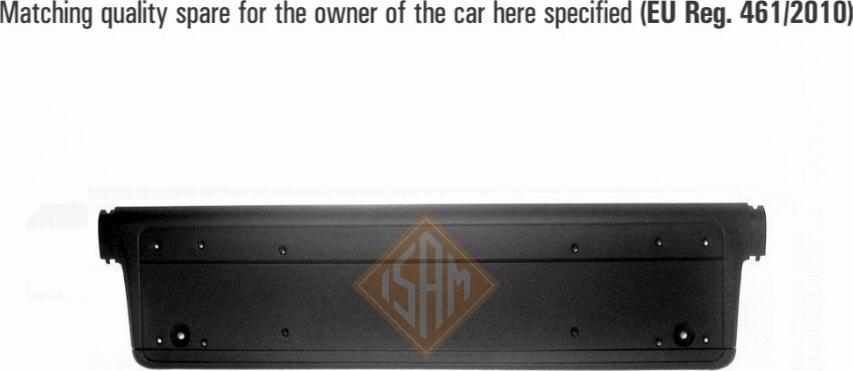 Isam 1101713 - Supporto targa www.autoricambi360.it