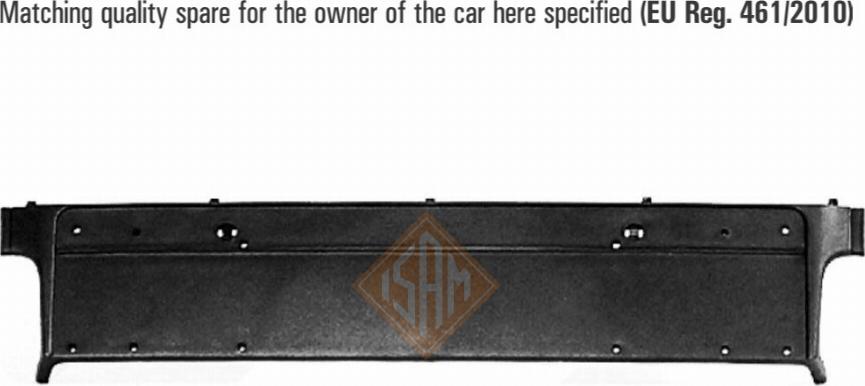 Isam 1114719 - Supporto targa www.autoricambi360.it