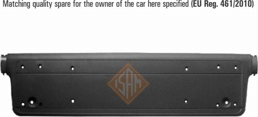 Isam 1115713 - Supporto targa www.autoricambi360.it