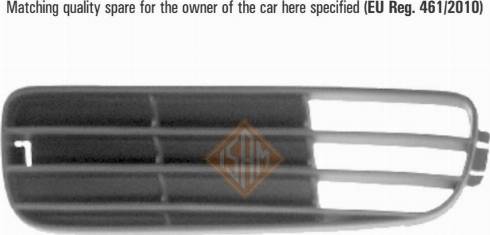 I.S.A.M. 1709719 - Griglia di ventilazione, Paraurti www.autoricambi360.it