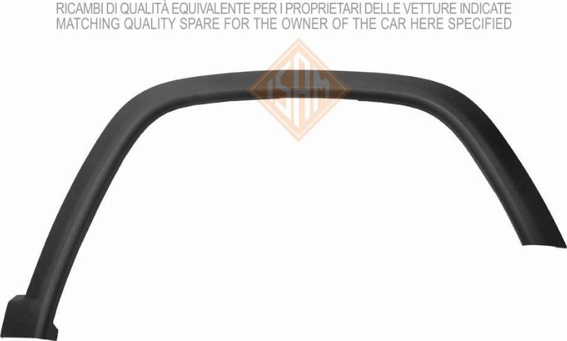 Isam 3502911 - Modanatura decorativa / protettiva, Parafango www.autoricambi360.it