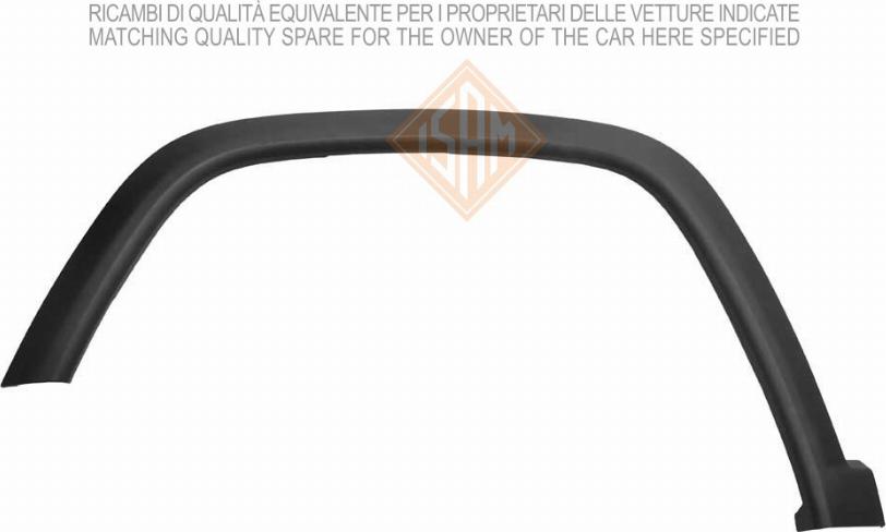 Isam 3502912 - Modanatura decorativa / protettiva, Parafango www.autoricambi360.it