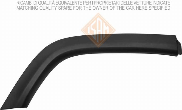 Isam 3502921 - Modanatura decorativa / protettiva, Parafango www.autoricambi360.it