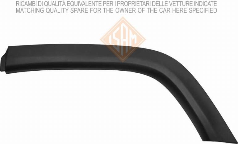 Isam 3502922 - Modanatura decorativa / protettiva, Parafango www.autoricambi360.it