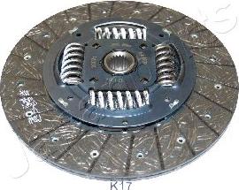 Japanparts DF-K17 - Disco frizione www.autoricambi360.it