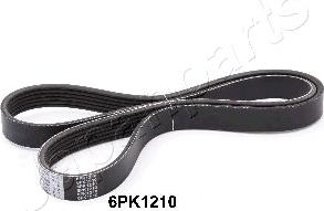Japanparts DV-6PK1210 - Cinghia Poly-V www.autoricambi360.it