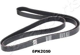 Japanparts DV-6PK2050 - Cinghia Poly-V www.autoricambi360.it