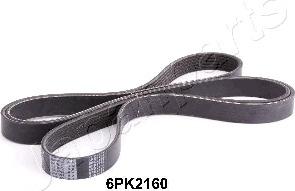 Japanparts DV-6PK2160 - Cinghia Poly-V www.autoricambi360.it