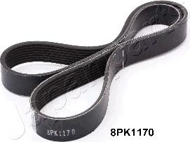 Japanparts DV-8PK1170 - Cinghia Poly-V www.autoricambi360.it
