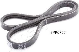 Japanparts DV-3PK0760 - Cinghia Poly-V www.autoricambi360.it