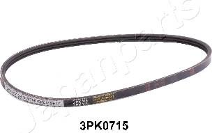 Japanparts DV-3PK0715 - Cinghia Poly-V www.autoricambi360.it