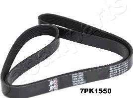 Japanparts DV-7PK1550 - Cinghia Poly-V www.autoricambi360.it