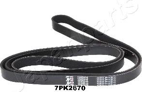 Japanparts DV-7PK2670 - Cinghia Poly-V www.autoricambi360.it