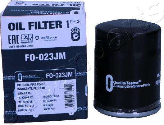 Japanparts FO-023JM - Filtro olio www.autoricambi360.it