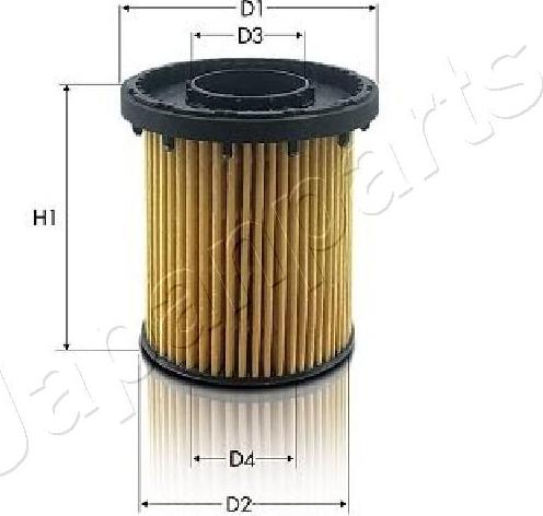 Japanparts FO-ECO161 - Filtro olio www.autoricambi360.it