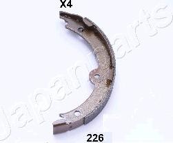 Japanparts GF-226AF - Kit ganasce, Freno stazionamento www.autoricambi360.it
