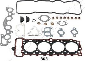 Japanparts KG-308 - Kit guarnizioni, Testata www.autoricambi360.it
