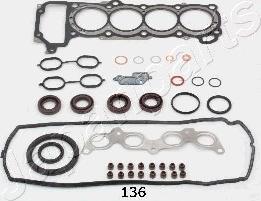 Japanparts KM-136 - Kit completo guarnizioni, Motore www.autoricambi360.it