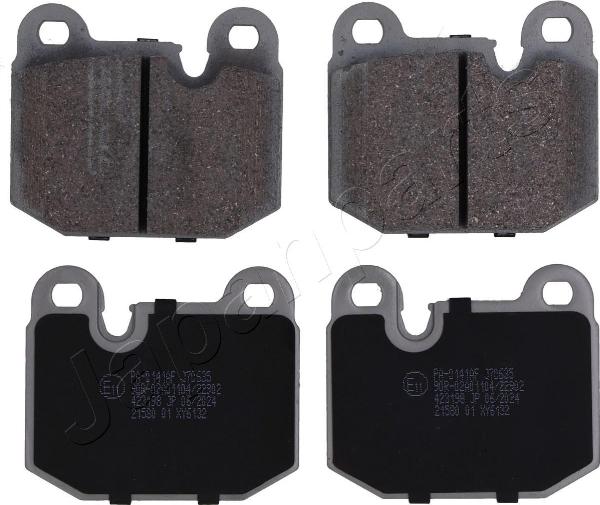 Japanparts PA-0141AF - Kit pastiglie freno, Freno a disco www.autoricambi360.it