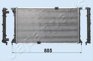 Japanparts RDC092032 - Radiatore, Raffreddamento motore www.autoricambi360.it