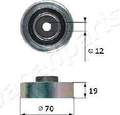 Japanparts RP-815 - Galoppino / Guidacinghia, Cinghia Poly-V www.autoricambi360.it