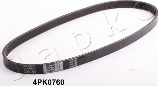 Japko 4PK760 - Cinghia Poly-V www.autoricambi360.it