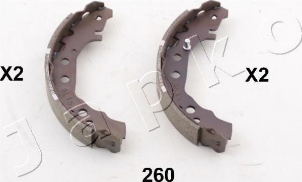 Japko 55260 - Kit ganasce freno www.autoricambi360.it