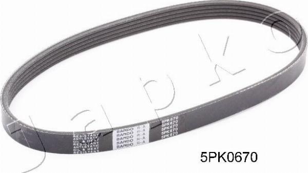 Japko 5PK670 - Cinghia Poly-V www.autoricambi360.it