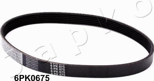 Japko 6PK675 - Cinghia Poly-V www.autoricambi360.it
