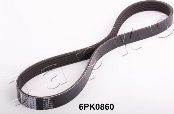 Japko 6PK860 - Cinghia Poly-V www.autoricambi360.it