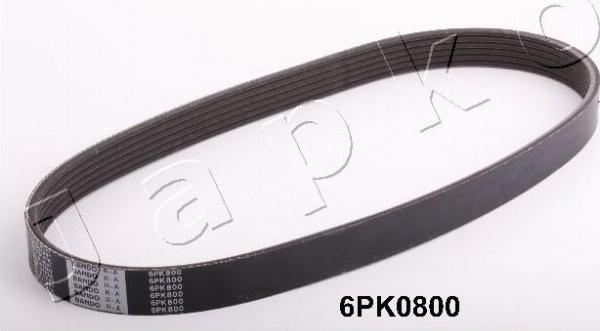 Japko 6PK800 - Cinghia Poly-V www.autoricambi360.it