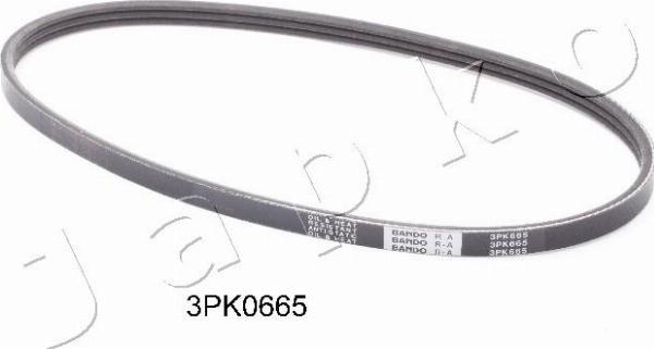 Japko 3PK665 - Cinghia Poly-V www.autoricambi360.it